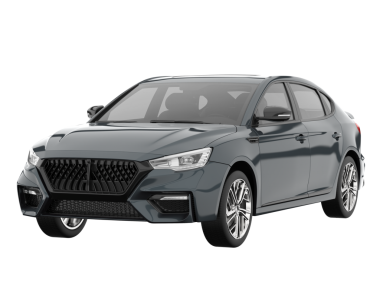 Arka planda bir araba. yüksek kaliteli resimleme