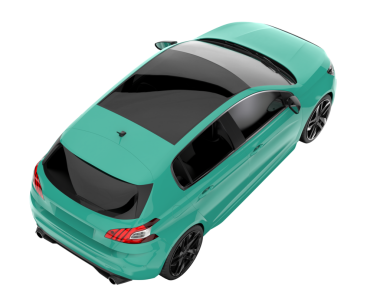 modern araba arka planda 3 boyutlu görüntüleme ile izole edildi