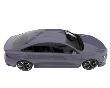 modern araba beyaz arka planda izole edildi. 3 boyutlu görüntüleme