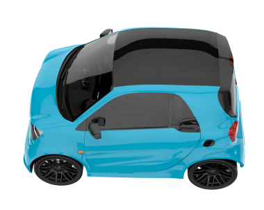 Stüdyo ortamında daha az genel bir konsept arabanın 3 boyutlu çizimi