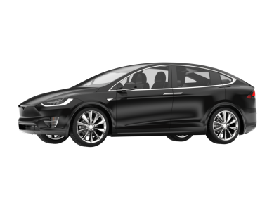 modern elektrikli araba beyaz arka planda izole edildi