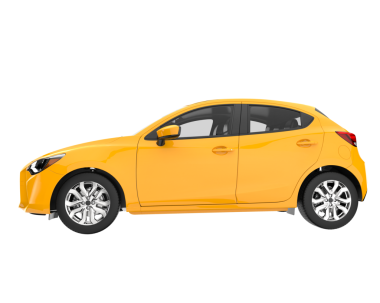 Boş bir geçmişi olan modern bir araba. yüksek kaliteli fotoğraf