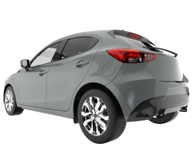 modern kompakt şehir arabası - arka görünüm