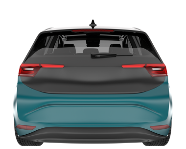 Arka planda izole edilmiş gerçekçi modern araba. 3d oluşturma