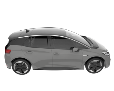 Yepyeni bir elektrikli jipin 3 boyutlu görüntüsü