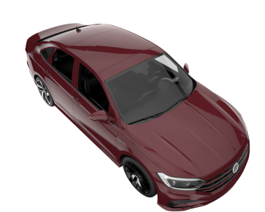 Stüdyo ortamında daha az genel bir konsept arabanın 3 boyutlu çizimi