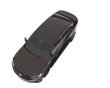 Beyaz arka planda izole edilmiş beyaz bir arabanın üç boyutlu resmi