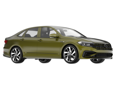 araba premium sedan beyaz arka planda izole - 3 boyutlu illüstrasyon