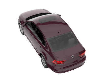 Stüdyo ortamına sahip 3 boyutlu markasız bir SUV.