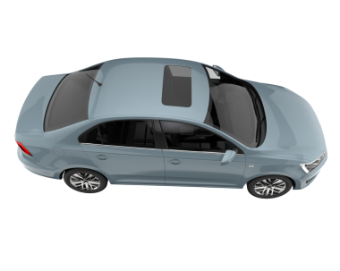 beyaz arka planda modern araba