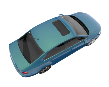 beyaz arkaplanda izole edilmiş araba 3 d illüstrasyon