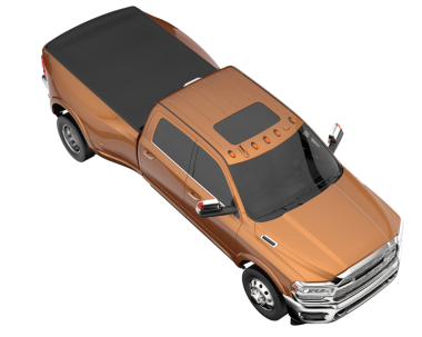 turuncu araba beyaz arkaplanda izole edilmiş