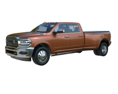 İzole edilmiş arka planda bir kamyonetin 3 boyutlu görüntüsü