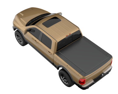 Beyaz arka planda izole edilmiş eski kahverengi bir arabanın 3 boyutlu görüntüsü