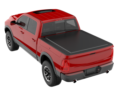 kırmızı pikap - 3 boyutlu illüstrasyon