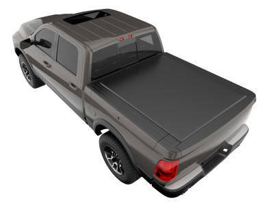 Arkadan izole edilmiş bir araba cesedi. 3D görüntüleme - illüstrasyon