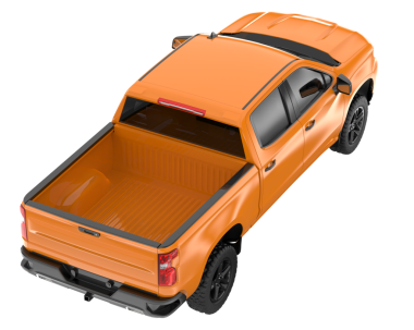 turuncu spor araba - yan görünüm