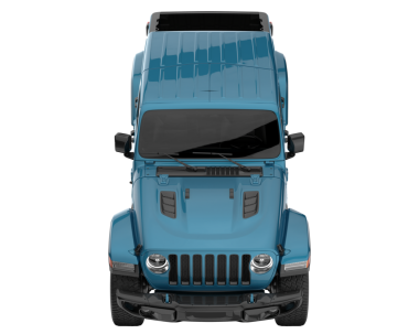 Mavi modern cip beyaz arka planda izole edilmiş. 3d oluşturma