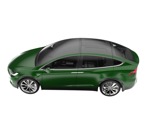 Beyaz arka planda modern şehir arabası. 3 Boyutlu Hazırlama