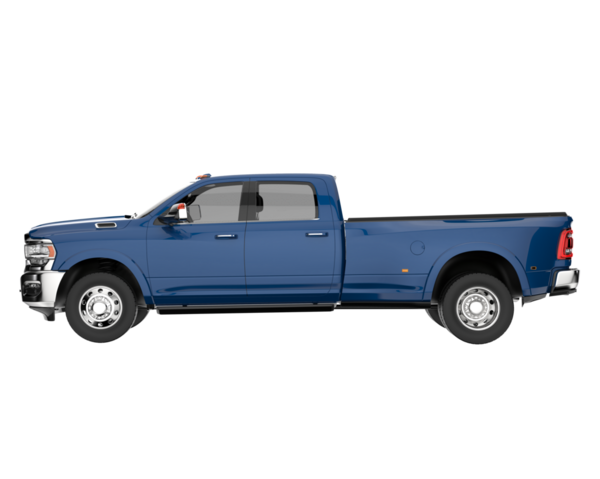 современный грузовик на белом