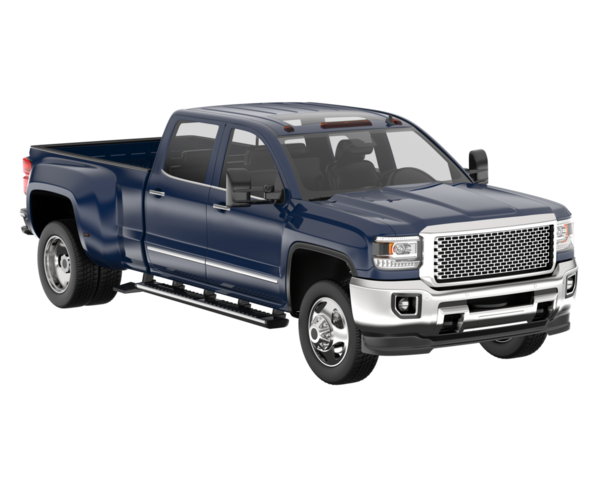 современный пикап с черными линиями. 3 d рендер.