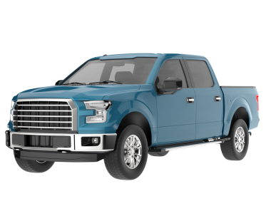 Modern araba beyaz arka planda izole edilmiş. Tasarımınız için kırpma yolları ve gölgesi olan 3d illüstrasyon