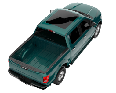 gölgeli modern yeşil araba - 3 boyutlu