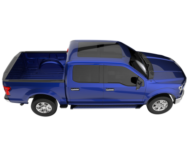 Siyah modern SUV arabası beyaz arka planda