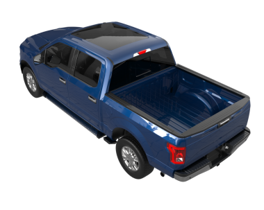 beyaz arka planda modern mavi araba