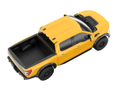 Beyaz zemin üzerinde izole edilmiş modern kompakt bir arabanın 3 boyutlu görüntüsü