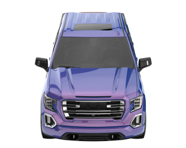 mavi araba modern araba yan görünümü