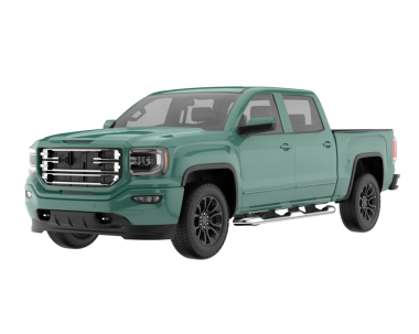 Gerçekçi araba beyaz arka planda izole edildi. 3 boyutlu görüntüleme - 3 boyutlu