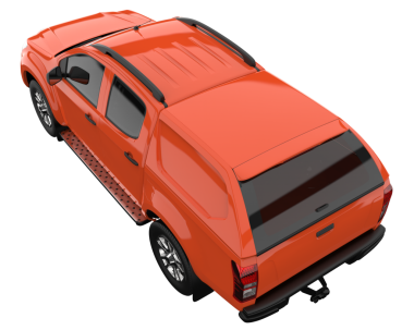 Beyaz arka planda kırmızı araba.