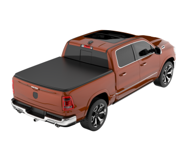 Kamyon arka planda izole edildi. 3D görüntüleme - 3D