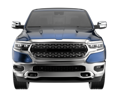 Beyaz arka planda izole edilmiş bir arabanın 3 boyutlu görüntüsü