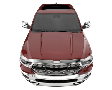 modern araba beyaz arka planda izole edilmiş, yansımalı - 3 boyutlu.