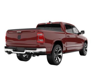 Modern kamyon arka planda izole edildi. 3D görüntüleme - 3D