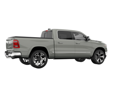 Beyaz arkaplanda pikap çizgileri olan 3 boyutlu bir araba çizimi