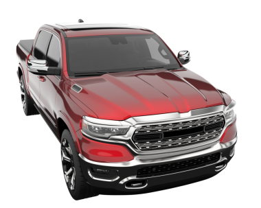 beyaz arka planda kırmızı araba modern SUv