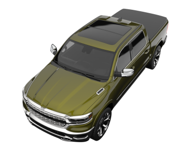 modern araba beyaz arkaplanda izole edildi