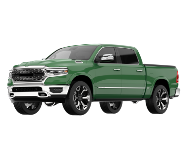 Stüdyo ortamında 3 boyutlu markasız bir pikap.