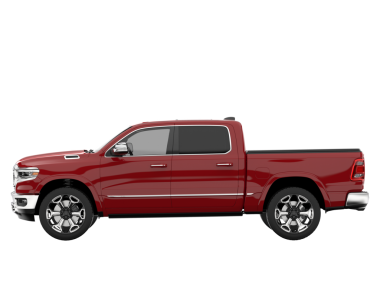 kırmızı modern araba - yan görünüm