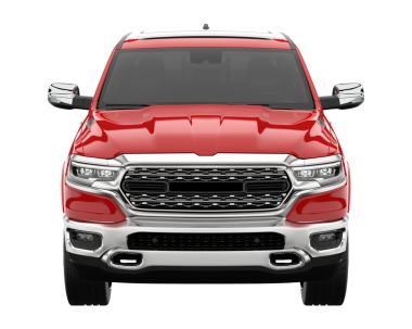 Araç ön görünümü beyaz arkaplanda izole edildi.