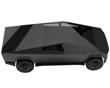 Gri arka planda beyaz araba izole edildi