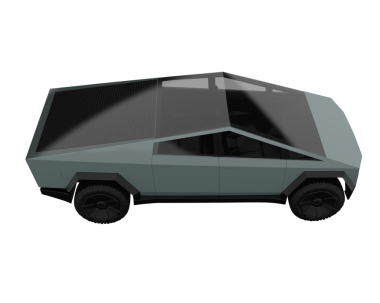 Gri arkaplanı olan modern ticari minibüs