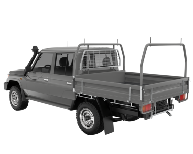 Beyaz arkaplan üzerine izole edilmiş bir arabanın 3 boyutlu görüntüsü.