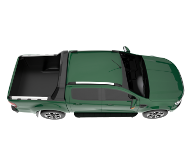 Beyaz arka planda modern bir araba. 3 boyutlu resimleme