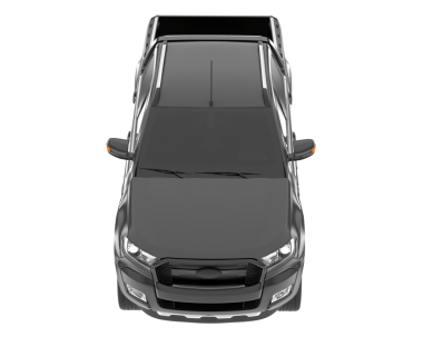 beyaz arkaplanda izole edilmiş araba 3 d illüstrasyon