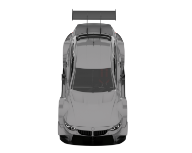 Modern araba. 3d oluşturma