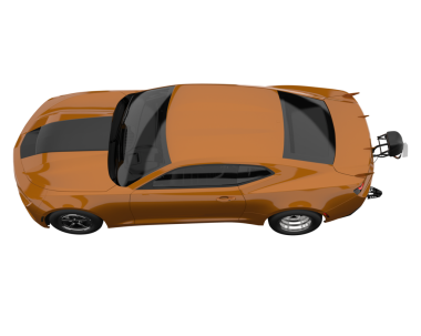 araba beyaz arkaplanda izole edildi